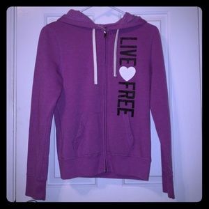 💔SOLD💔Live♡Free Zip Up Hoodie